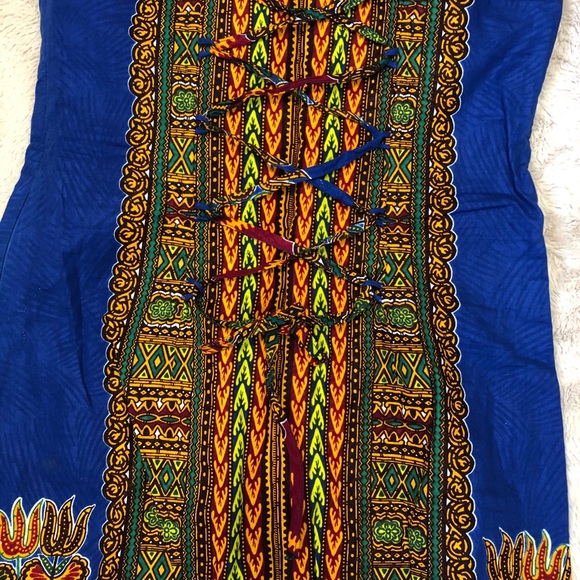 Linen Beaded Dress - Picture 4 of 4